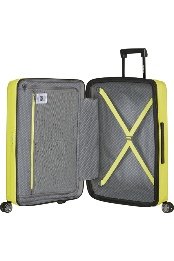 Hi-Fi Valise &agrave; 4 roues 68cm | Samsonite Hi-Fi Spinner 68/25 EXP FL 68cm  Lemon Yellow