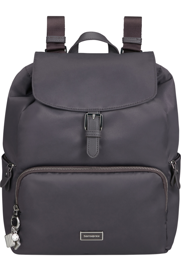 Samsonite Karissa 2.0 Backpack 3 Pockets 1 Buckle  Eco Dark Grey