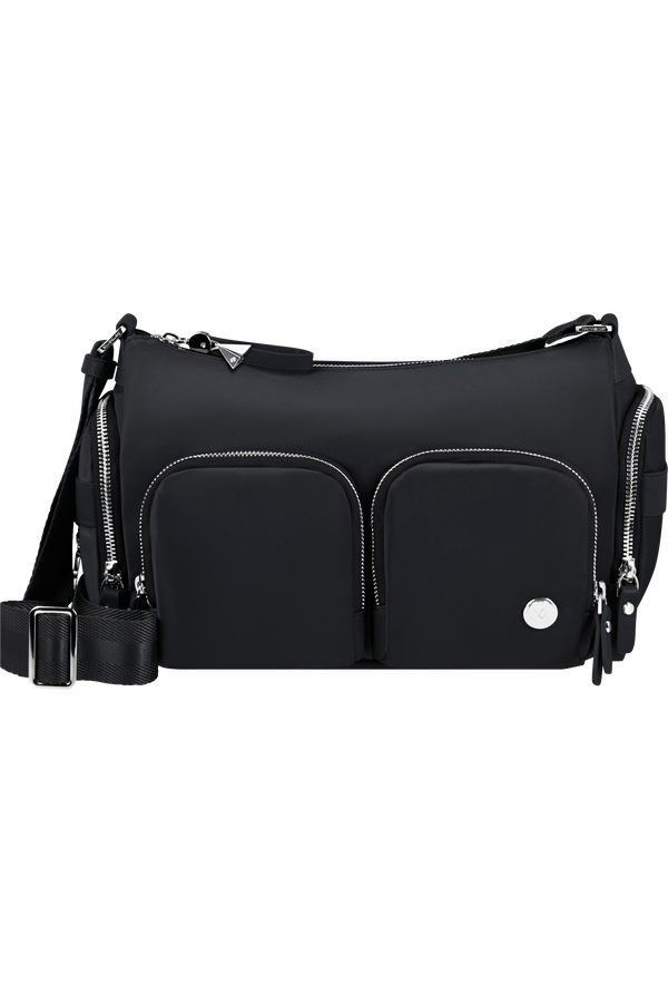 Samsonite Karissa Evo Shoulder Bag Multi Pkt  Noir