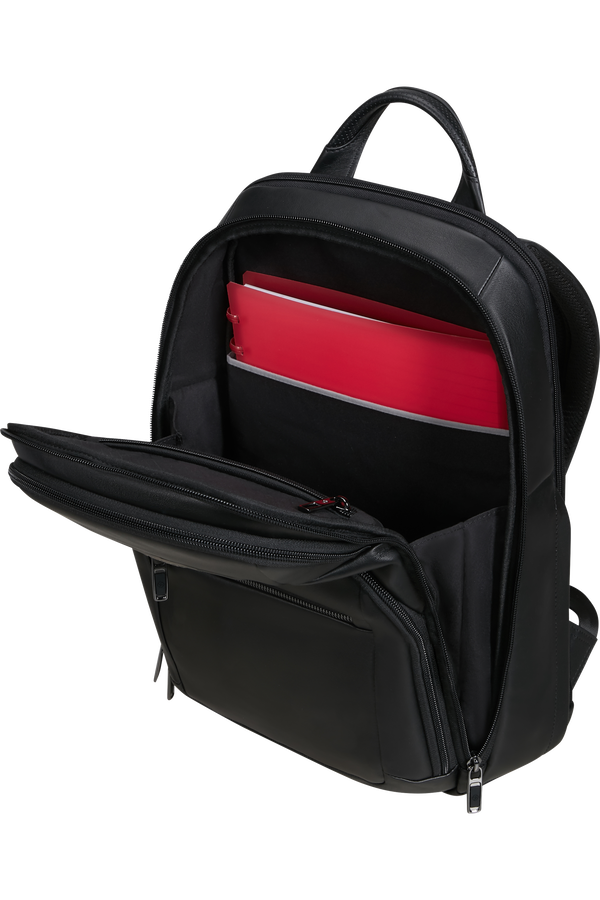 Samsonite Pro-Dlx 6 Leather Backpack 14.1'  Noir