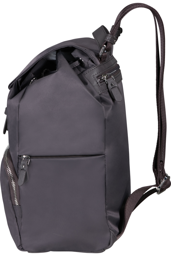 Samsonite Karissa 2.0 Backpack 3 Pockets 1 Buckle  Eco Dark Grey