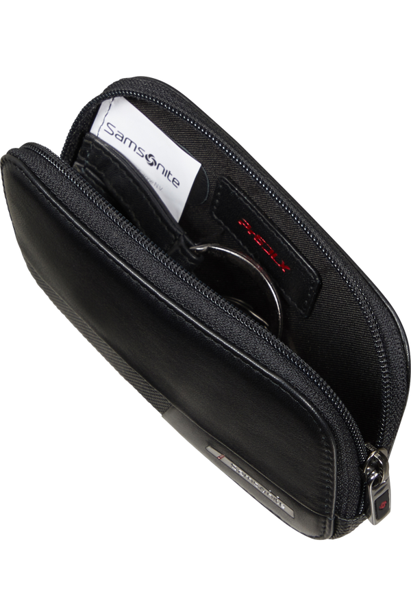 Samsonite Pro-Dlx 6 Slg 524 -Z ROUND KEY POUCH+2R  Noir