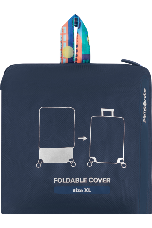 Samsonite Ta Revolution Foldable Luggage Cover XL  City Print