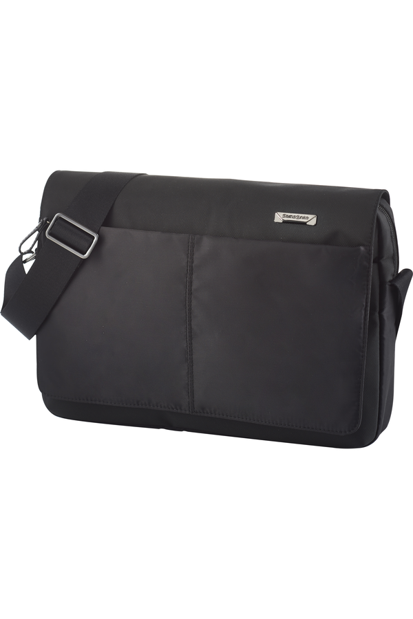 Samsonite Hip-Tech 2 Messenger 12.9'+Flap  Noir