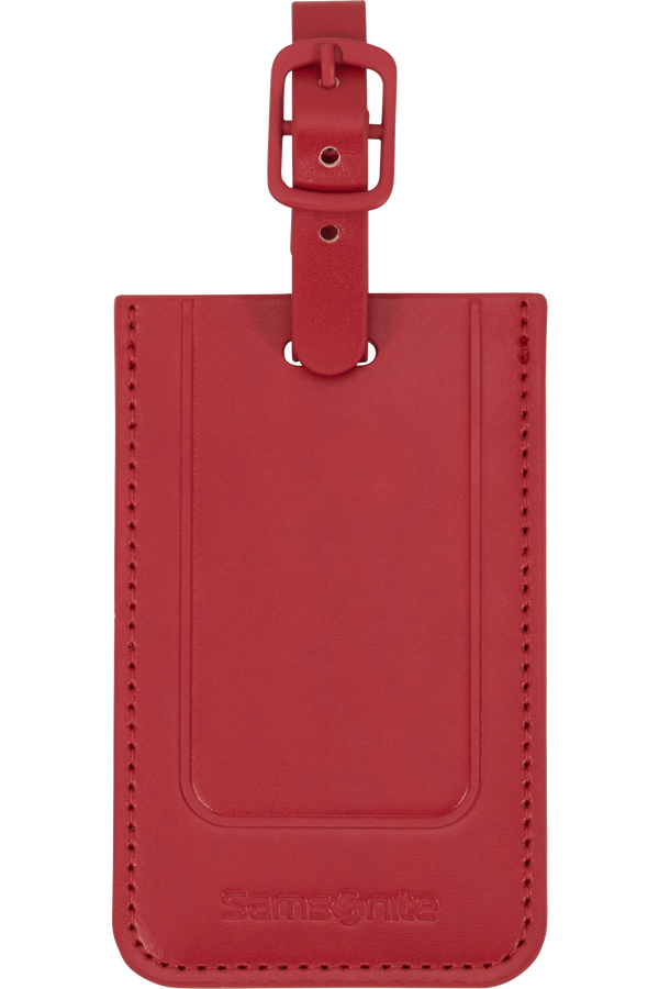 Samsonite Ta Revolution Rectangle Luggage Tag x2  Rouge