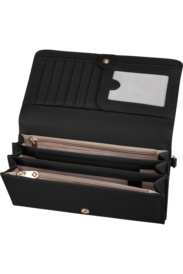 Samsonite My Samsonite Slg L W 14cc+2w+2z Coin  Noir