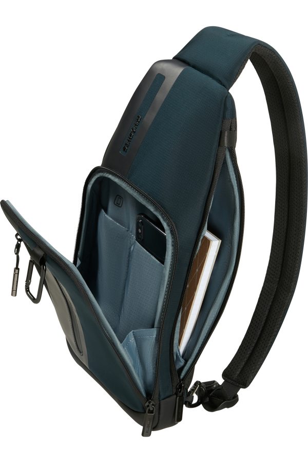Samsonite Biz2go Slingbag M  Bleu profond