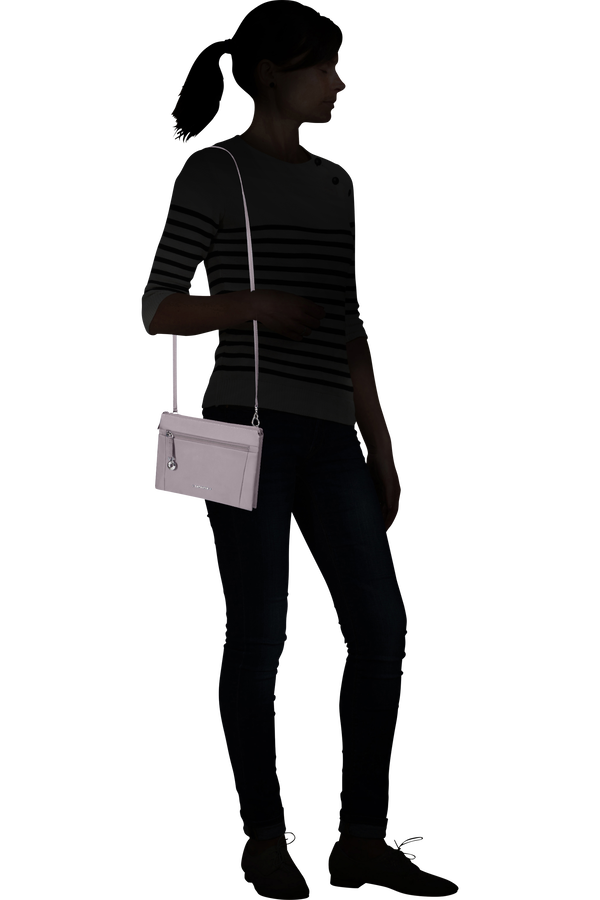 Samsonite Move Journey Mini Shoulder Bag 2 Compartments  Light Beige