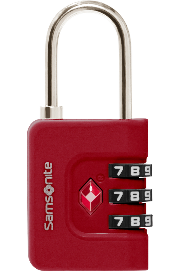 Samsonite Ta Revolution Combilock 3 dial TSA  Rouge