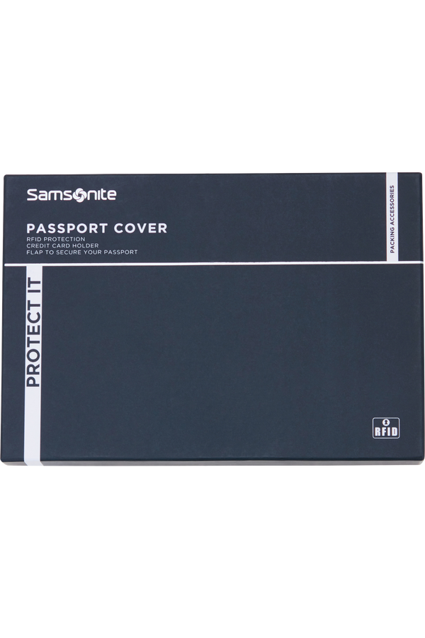 Samsonite Ta Revolution Passport Cover  Noir