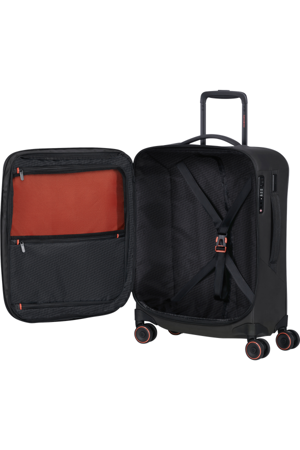 Samsonite Glazed Spinner Expandable 55cm  Noir