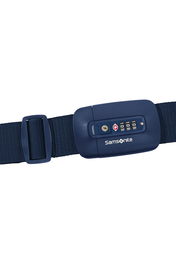 Samsonite Ta Revolution Luggage Strap/TSA Lock  Bleu nuit