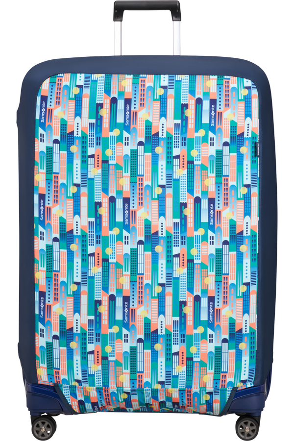 Samsonite Ta Revolution Foldable Luggage Cover XL  City Print
