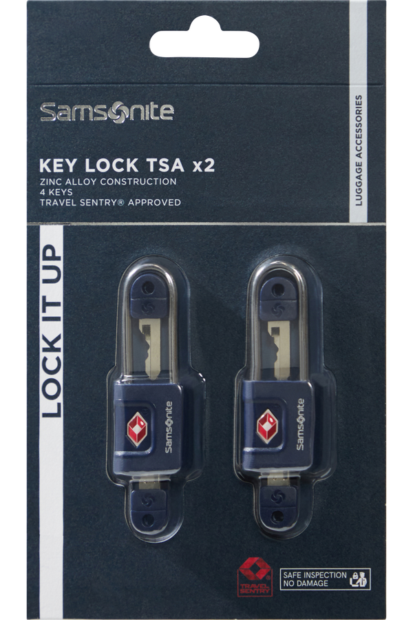 Samsonite Ta Revolution Key Lock TSA x2  Bleu nuit
