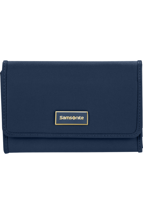 Samsonite Karissa Slg Wallet 12CC+ZIP EXT M  Bleu fonc&eacute;