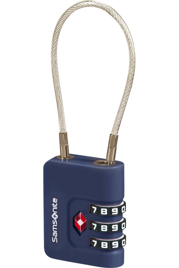 Samsonite Ta Revolution Cablelock 3 dial TSA  Bleu nuit