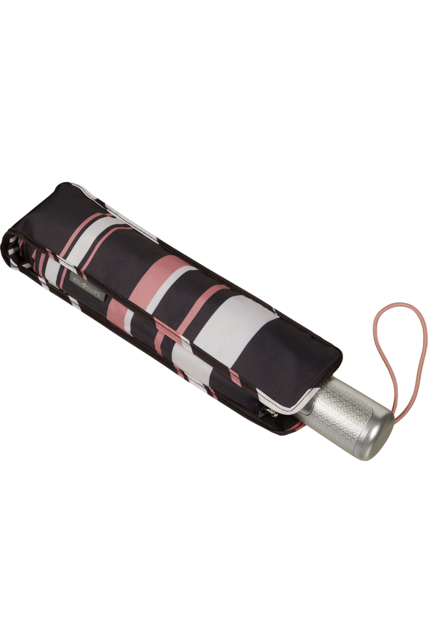 Samsonite Alu Drop S Safe 3 Sect. Auto O/C  Coral Stripes