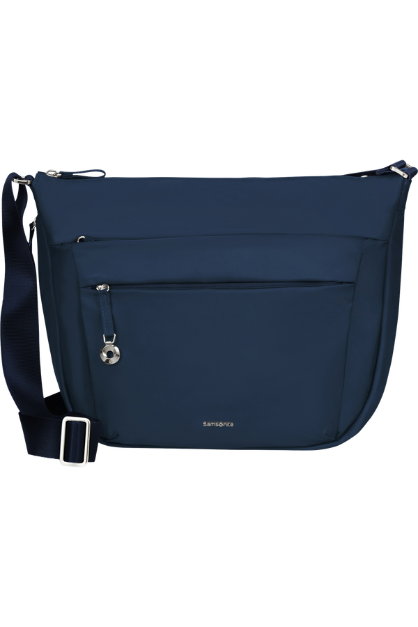 Samsonite Move 5.0 Hobo Bag Round Expandable M  Bleu fonc&eacute;