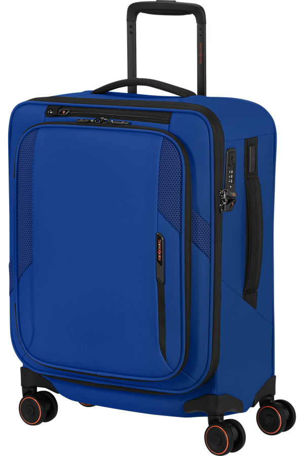 Samsonite Glazed Spinner Expandable 55cm  Bleu &eacute;lectrique