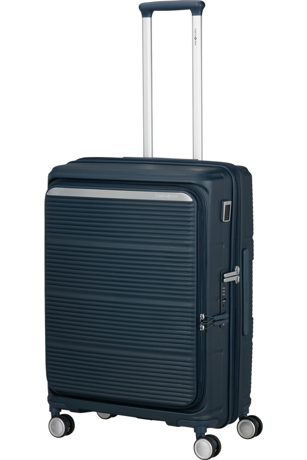 Samsonite Paralux Spinner Expandable Medium Sp 67cm  Bleu marine foncé