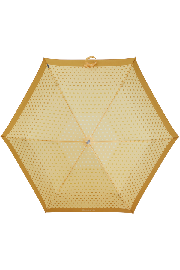 Samsonite Alu Drop S 3 Sect. Manual Flat  Pois jaune