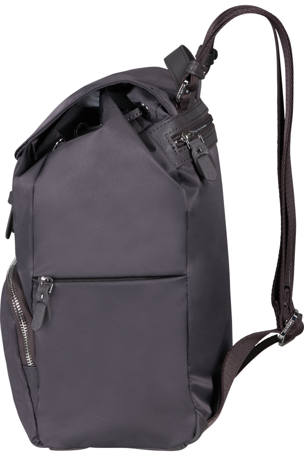 Samsonite Karissa 2.0 Backpack 3 Pockets 1 Buckle  Eco Dark Grey