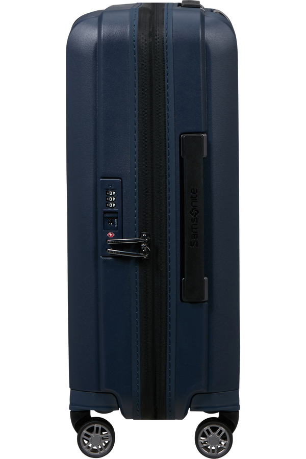 Hi-Fi Valise &agrave; 4 roues 55cm | Samsonite Hi-Fi Spinner 55/20 EXP FL 55cm  Bleu fonc&eacute;