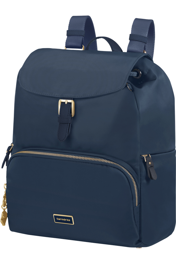 Samsonite Karissa 2.0 Backpack 3 Pockets 1 Buckle  Eco Midnight Blue