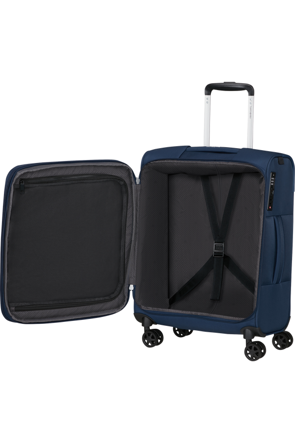 Samsonite GoTwist Spinner Exp 55cm  Bleu marine