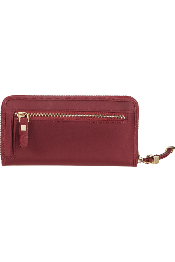 Samsonite Karissa Slg Wallet ZIP Around L  Dark Bordeaux