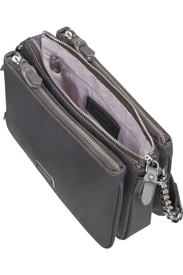 Samsonite Karissa 2.0 H. Shoulder Bag 3 Compartments  Eco Dark Grey