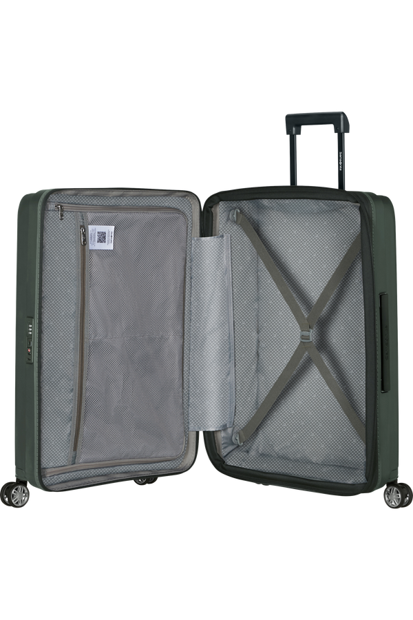 Hi-Fi Valise &agrave; 4 roues 68cm | Samsonite Hi-Fi Spinner 68/25 EXP FL 68cm  Climbing Ivy